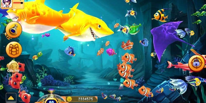 Sảnh chơi game bắn cá online thu hút một lượng lớn người chơi